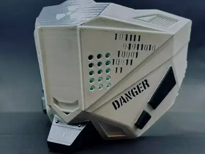 Sci-fi CYBERPUNK MASK