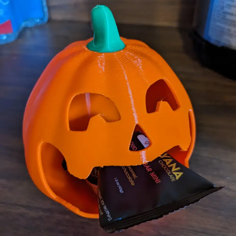 Halloween Pumpkin Candy Bowl