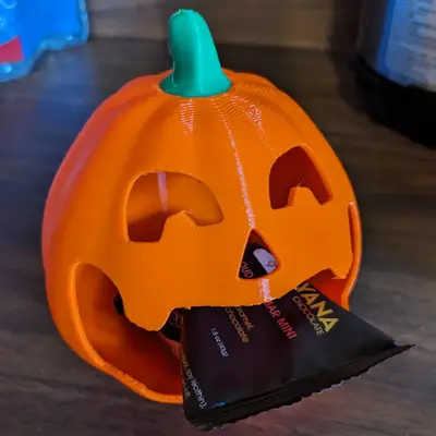 Halloween Pumpkin Candy Bowl