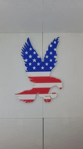 American Flag Eagle Magnet