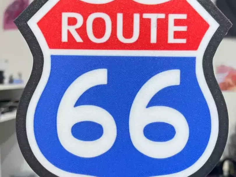 Route 66 signal plate