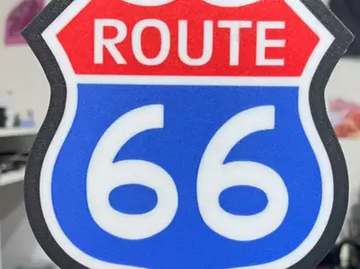 Route 66 signal plate