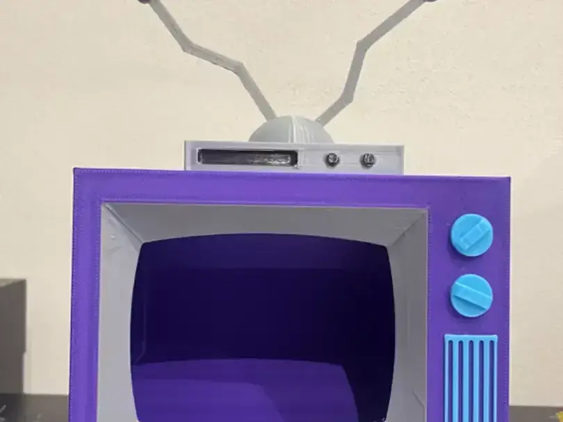 The simpsons tv phone box