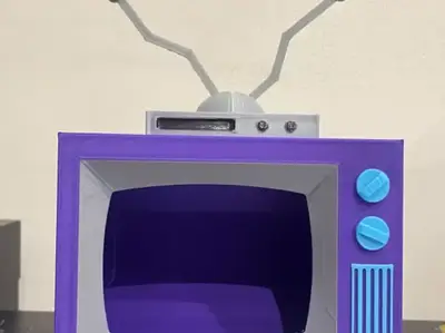 The simpsons tv phone box