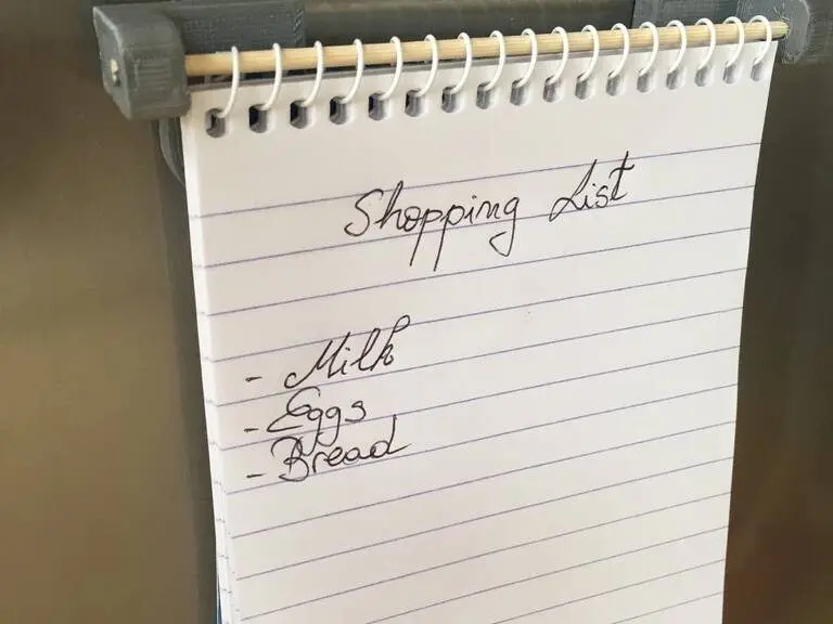 Fridge Notepad Magnet (Kitchen)