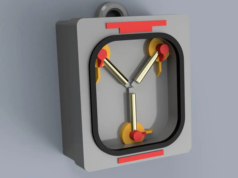 Tiny Flux Capacitor Keychain