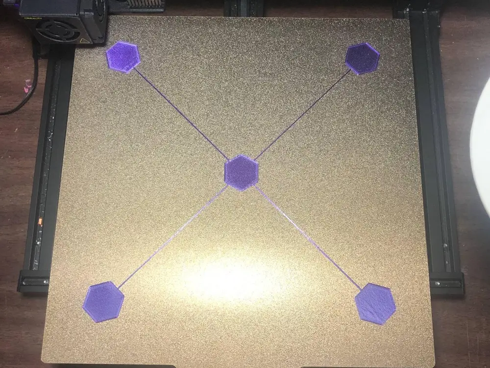 CR-10 Bed Leveling Test (10 Min)