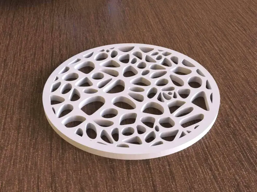 Voronoi Drink Coaster