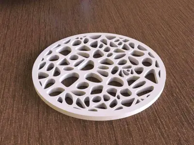 Voronoi Drink Coaster