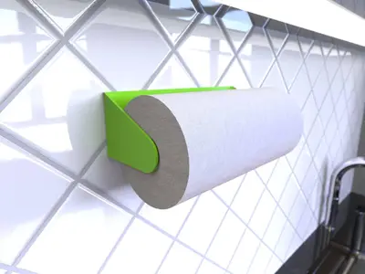 Kitchen paper towel roll holder 2