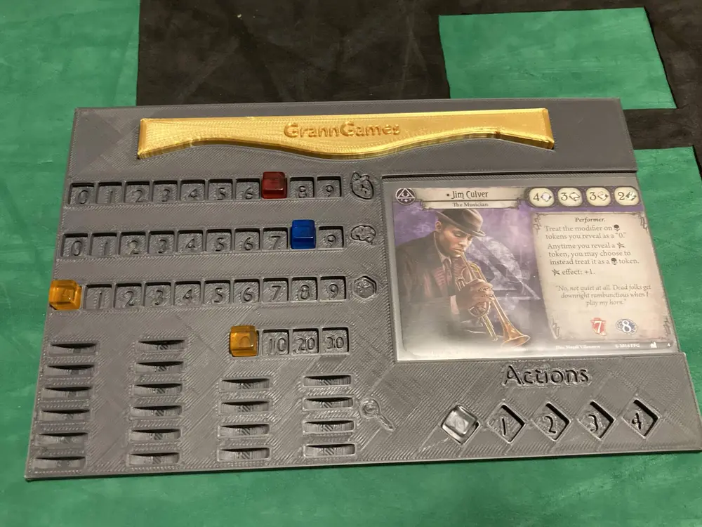 Arkham Horror the Card Game Player Board