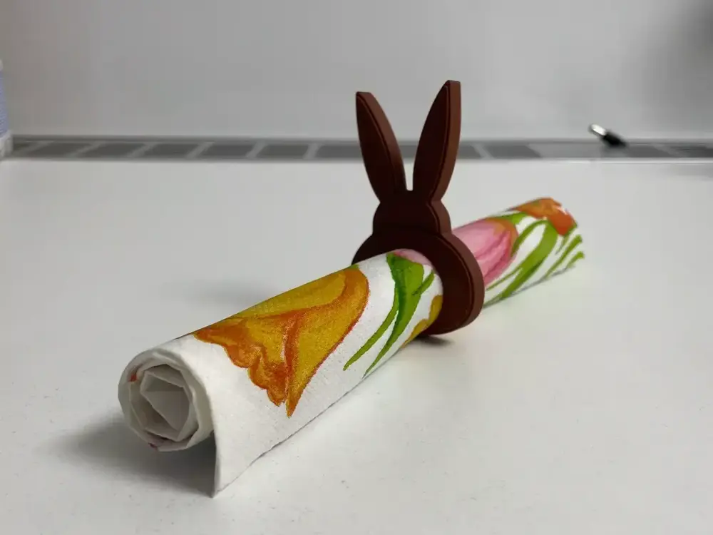 Easter bunny napkin holder