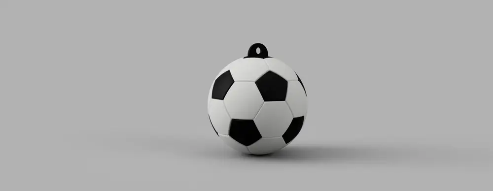 Soccer Ball Keychain