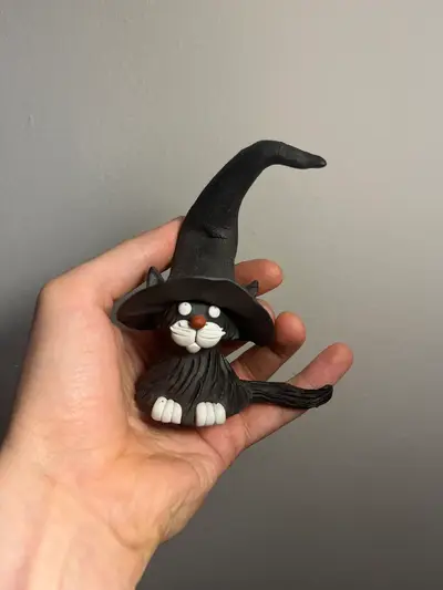 Cute Witch Cat