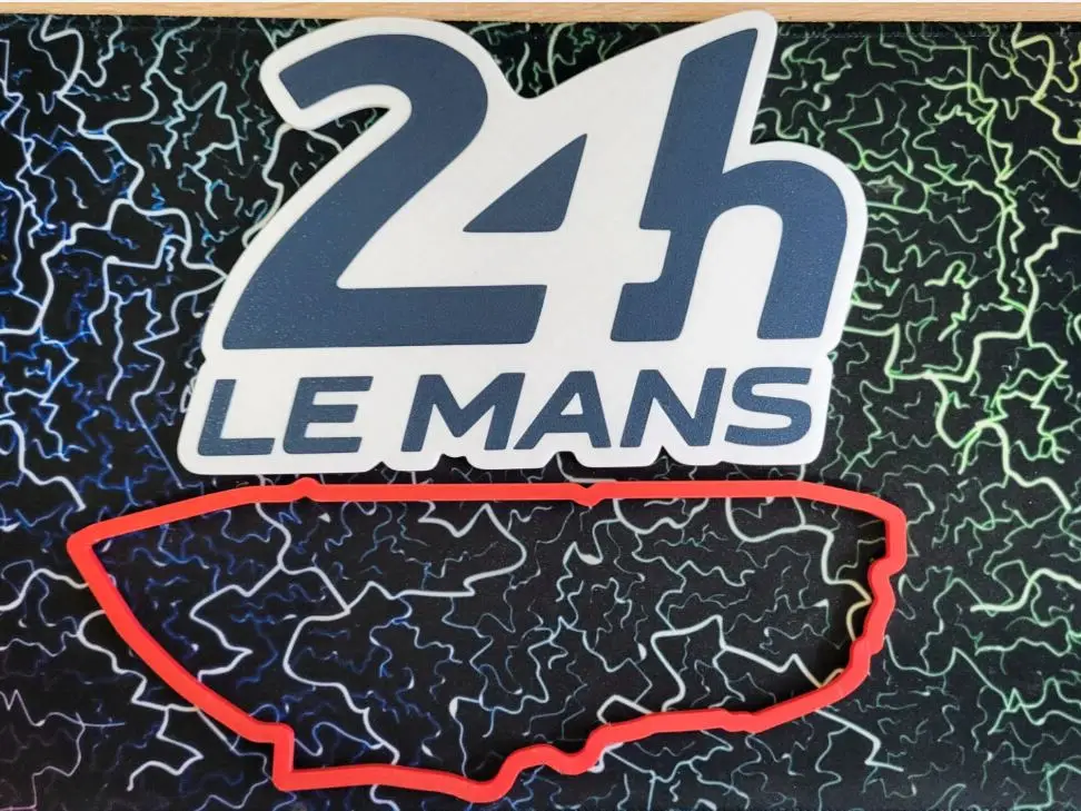 Le Mans 24 logo + track