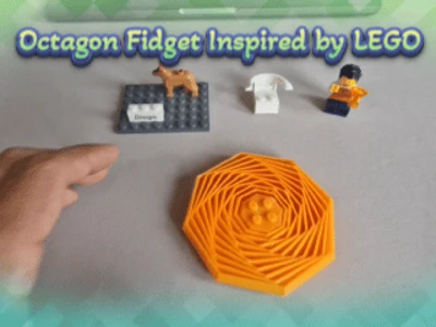 Octa Fidget - Lego Inspired