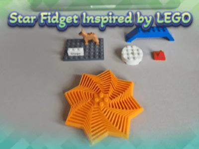 Start V1 Fidget - Lego Inspired