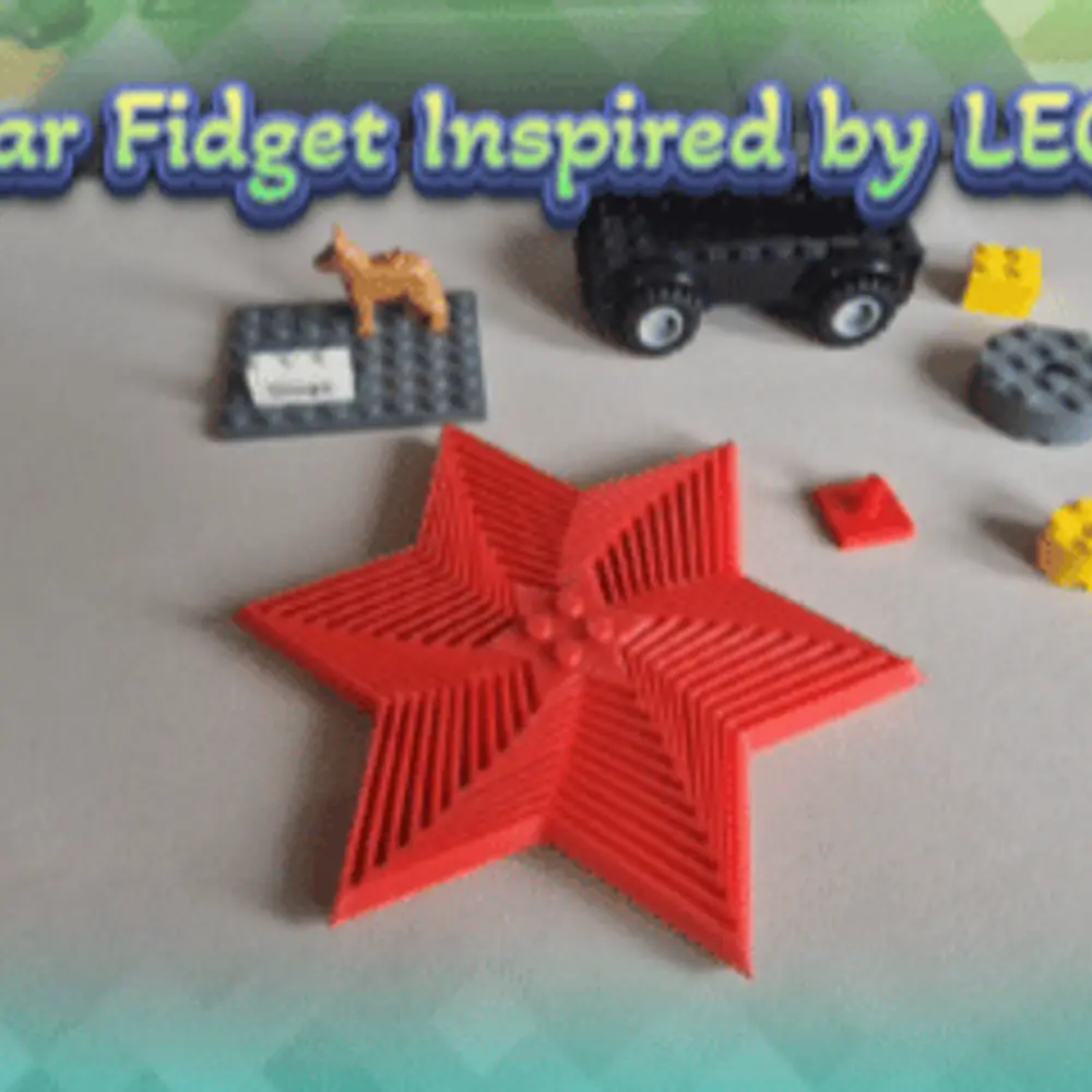 Start V2 Fidget - Lego Inspired