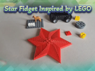 Start V2 Fidget - Lego Inspired