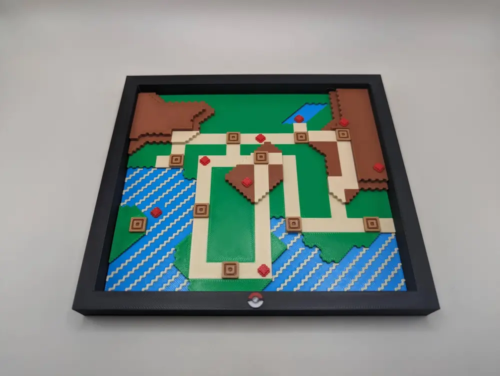Pokemon Johto Map