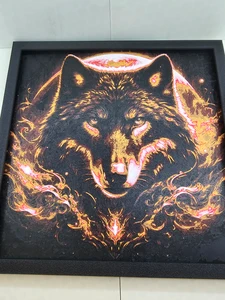 Wolf Head Hueforge