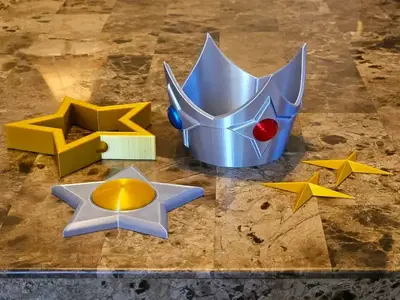 Rosalina Cosplay Crown and Jewelry Set