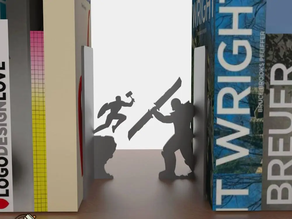 Avengers Endgame Battle Bookends