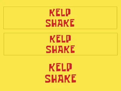 Kelp Shake from Spongebob Squarepants