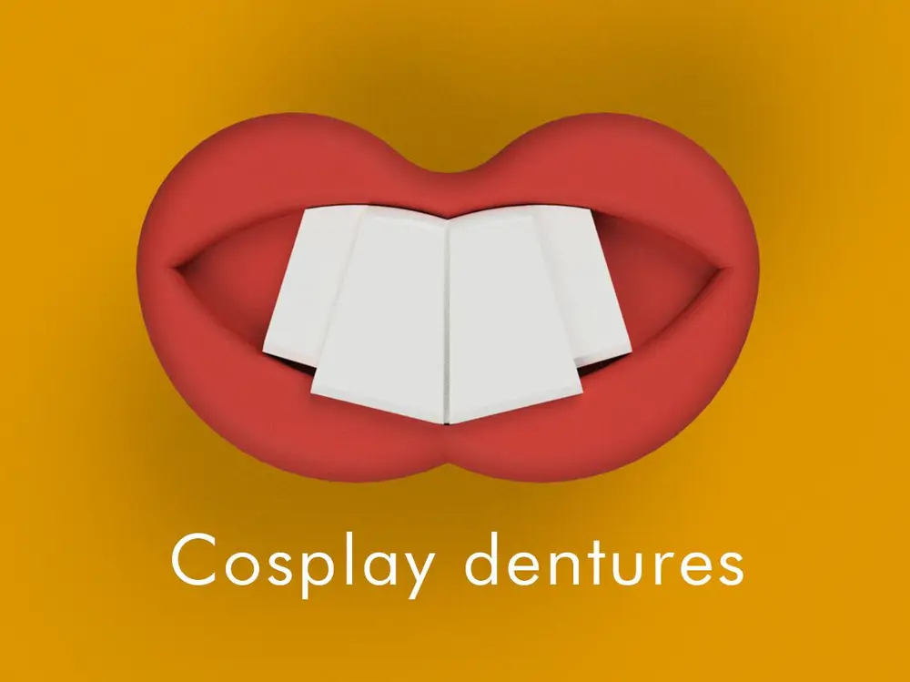 Cosplay dentures