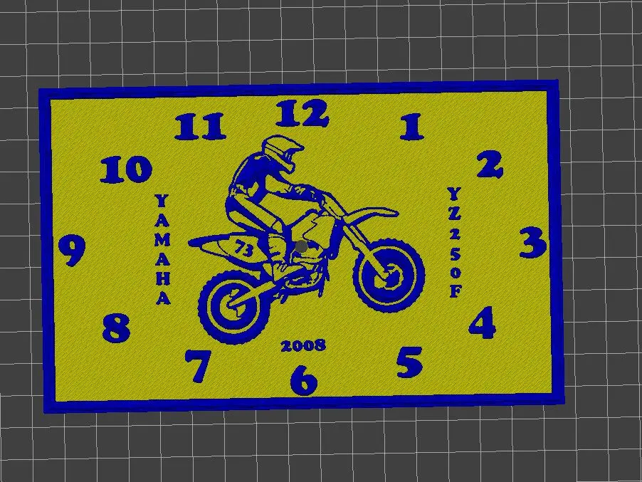 YZ250F Clock 2008