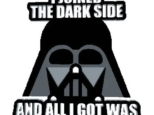 Darth Vader humoristic keychain