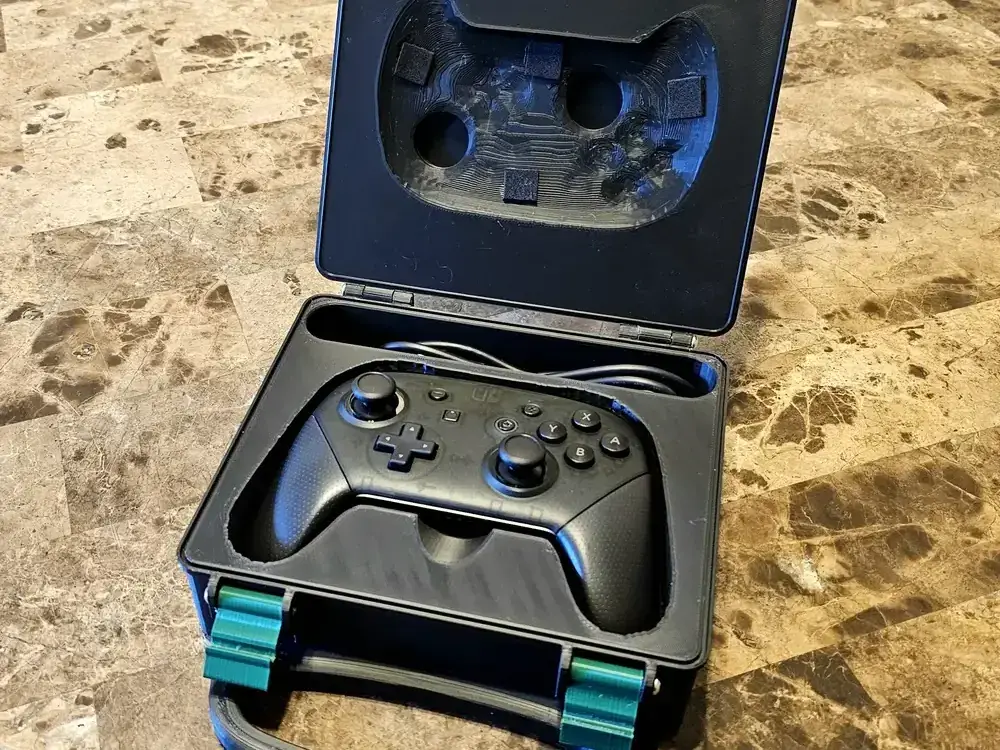 Rugged carry case for Nintendo switch pro controller
