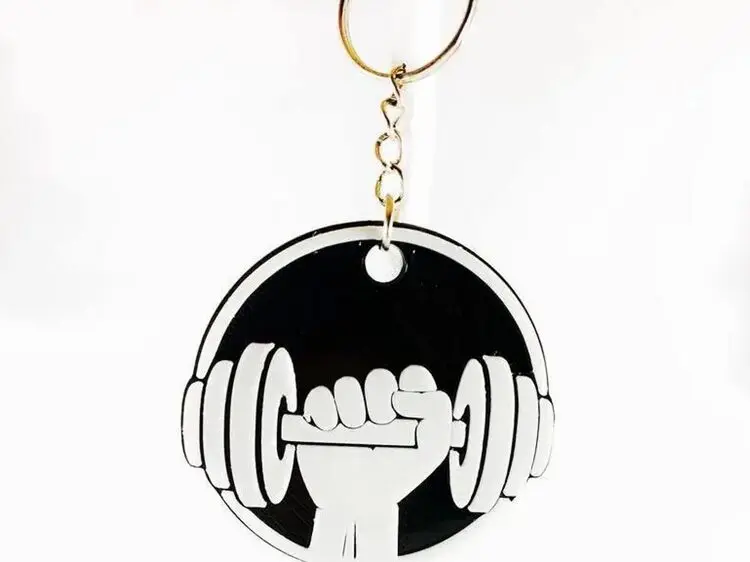 gym keychain
