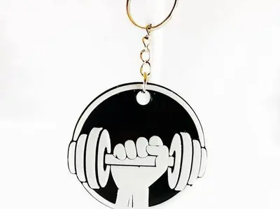 gym keychain