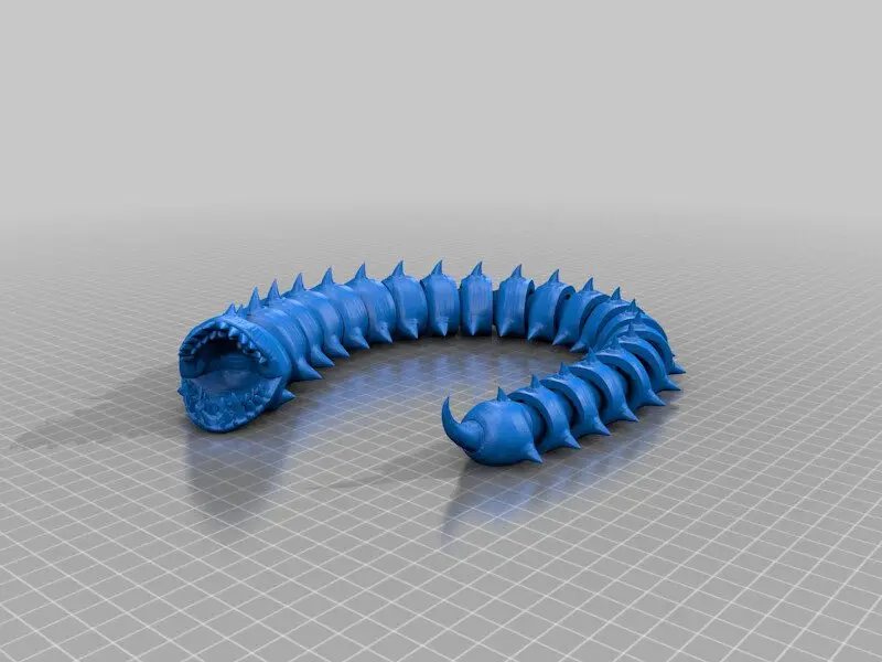 Purple Worm Articulated