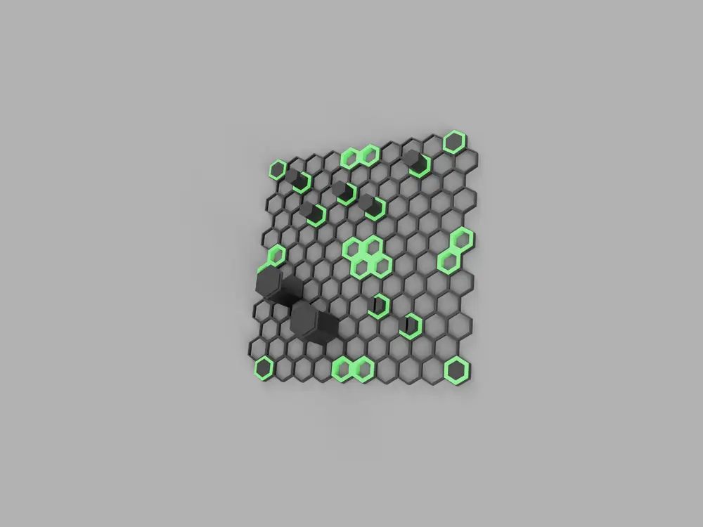 Honeycomb Grid Organizer (Customizable)