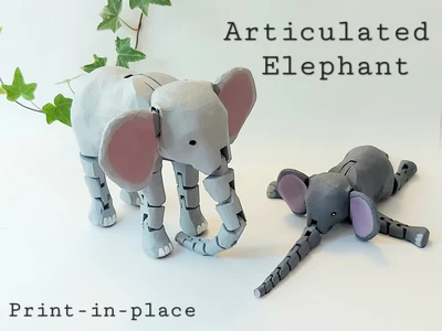 Articulated Elephant (Print-in-Place)