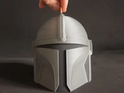 Mandalorian Helmet - Piggy Bank