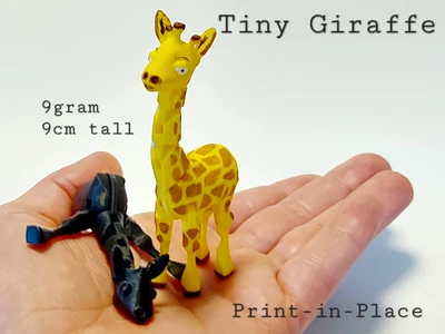 Tiny Giraffe (Print-in-Place