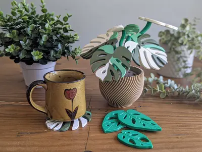 Monstera - Multiple Varieties - 3D Printed Plant