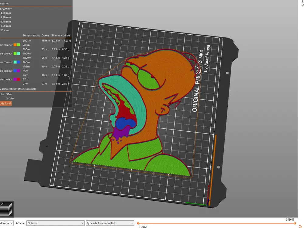 Homer Simpson Single Colour (layers doubled)