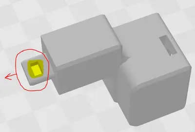Anycubic Kobra 3 Camera support - Plate without hole - #Kobra 3 Combo Customization#