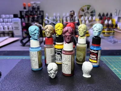 Harry Potter Paint Swatch Bottle Cap top | 17ml&18ml