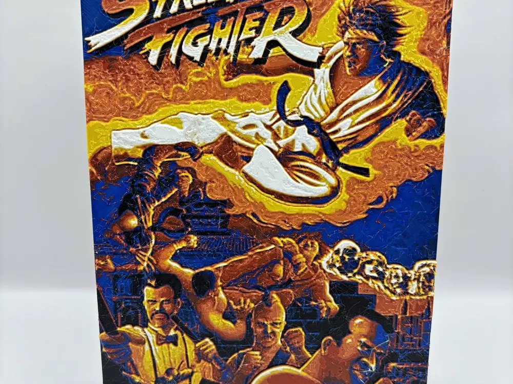Street Fighter Box Art hueforge