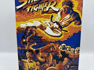 Street Fighter Box Art hueforge