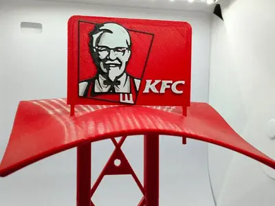 KFC Birds Feeder for the birds who eat chikens (cannibalism?)
