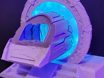 Puddle Jumper through the stargate