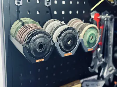 Grinder disc holder