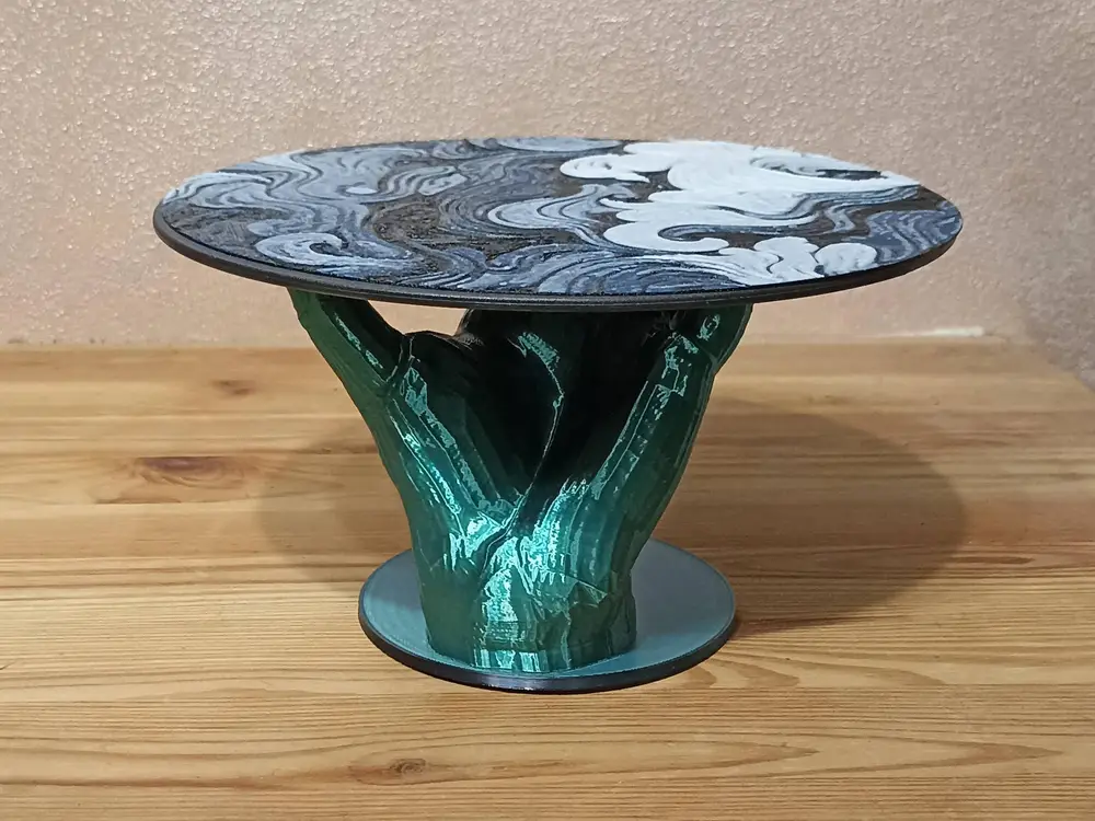 Hand fruit plate/plate riser