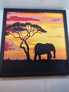 African Elephant Hueforge